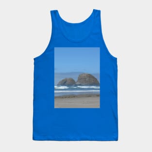 Oregon Coast Rocks Beach Nature Photography Pacific Northwest Tank Top